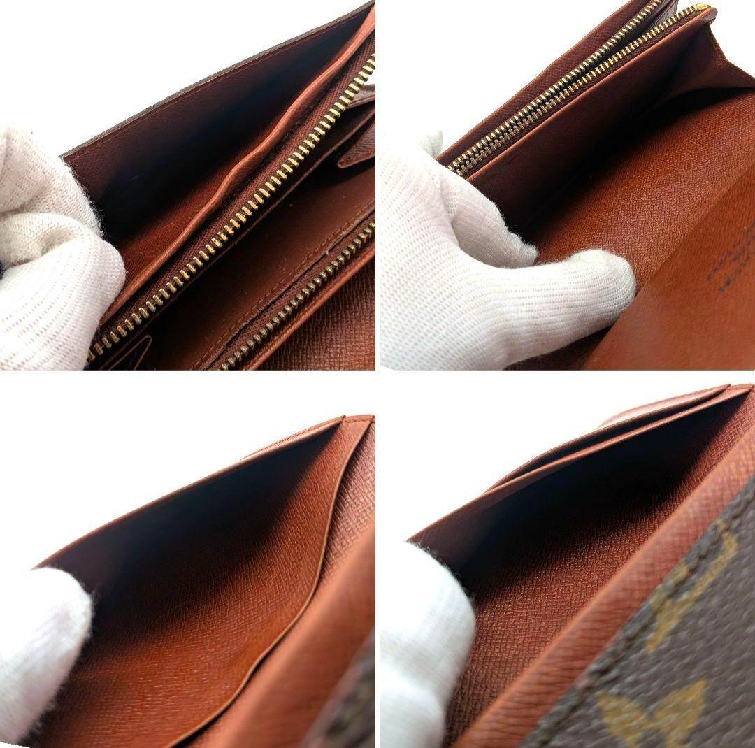 ルイヴィトン モノグラム ビエ トレゾール L字型ファスナー 折り財布 B36