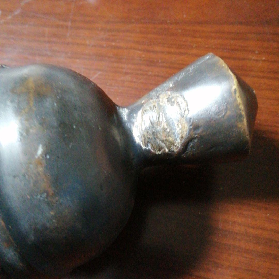 銅製 大砲形昇龍彫銅器 42cm 約5.9kg