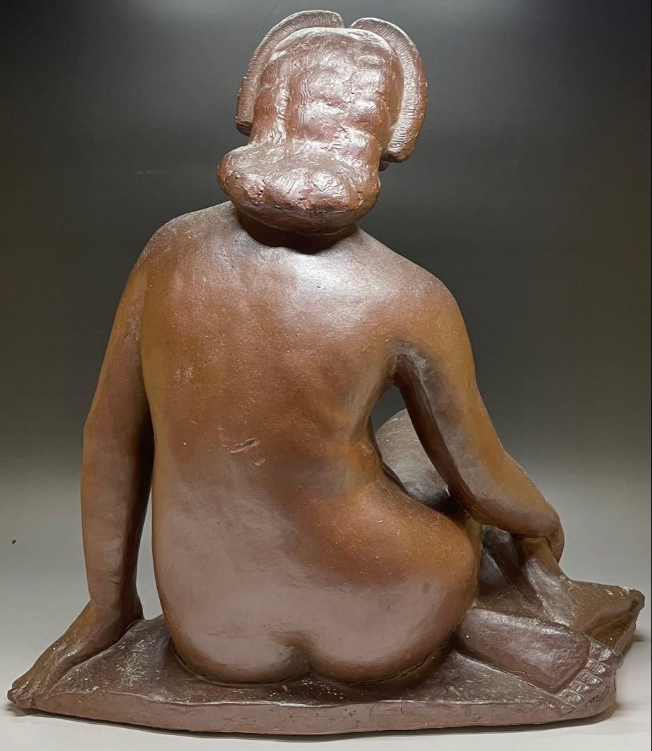 モンテパパ様専用 昭和の名工 岡本錦朋 備前焼 裸婦像