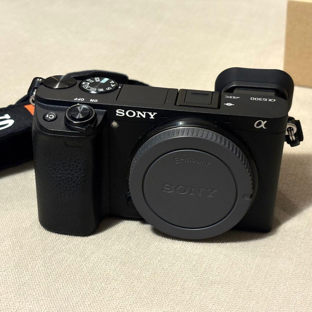 美品 保証残 SONY α6300 ミラーレスカメラ 本体 美品 保証残 SONY α6300