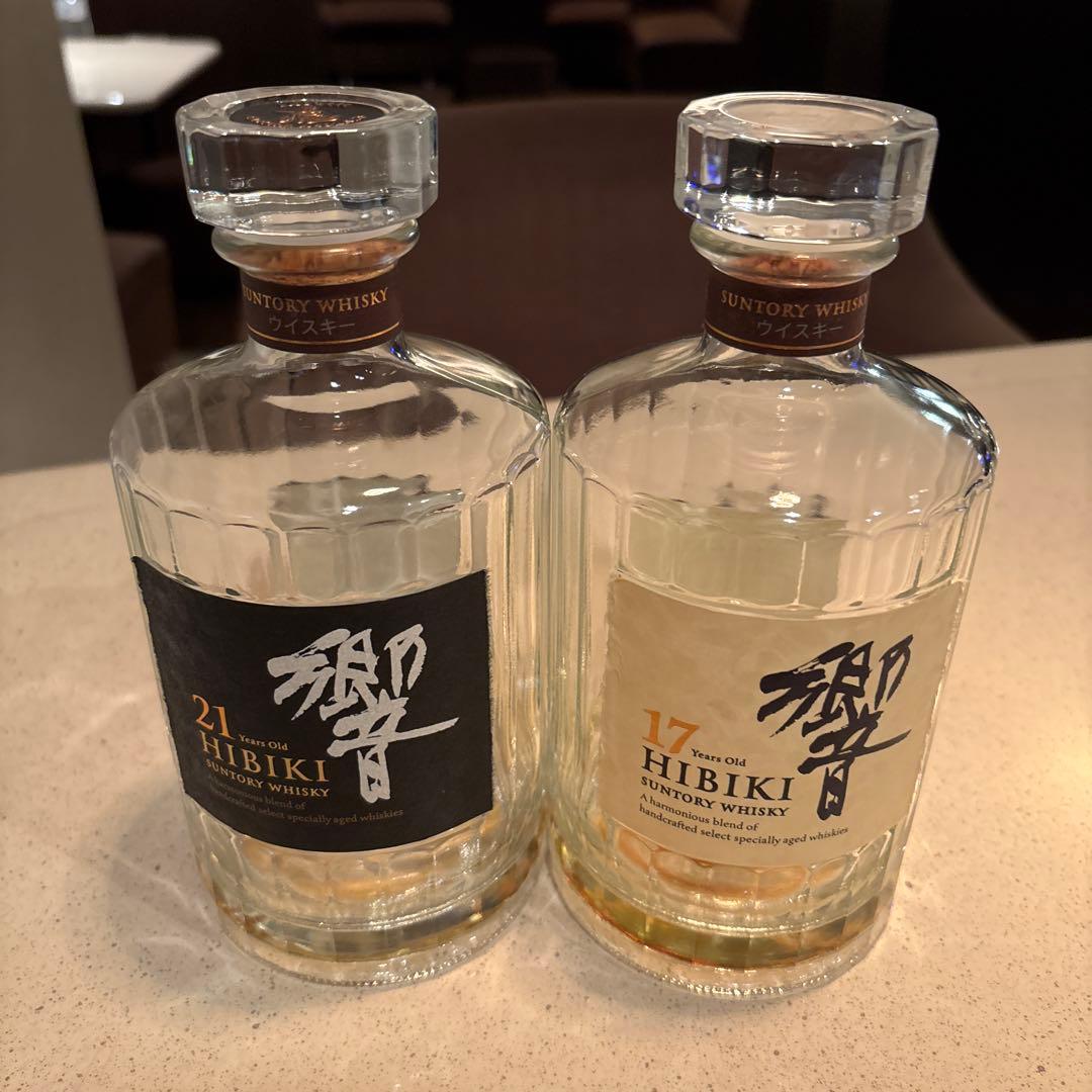 Hibiki 21年 17年 空き瓶セット 空瓶】Hibiki 21年 ウイスキー 5本