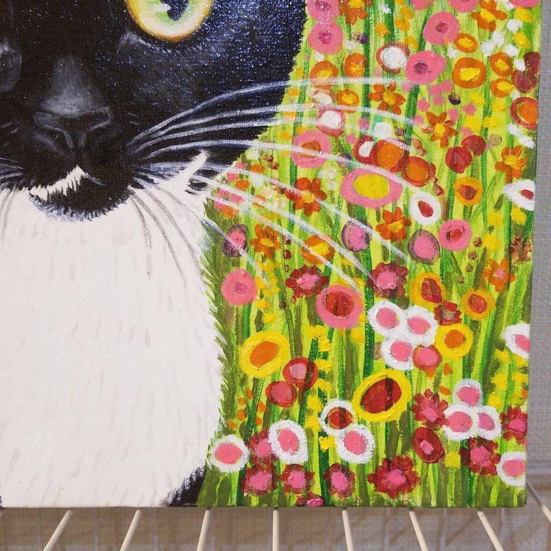 油絵 専用品 こちらを見つめるゆずちゃん