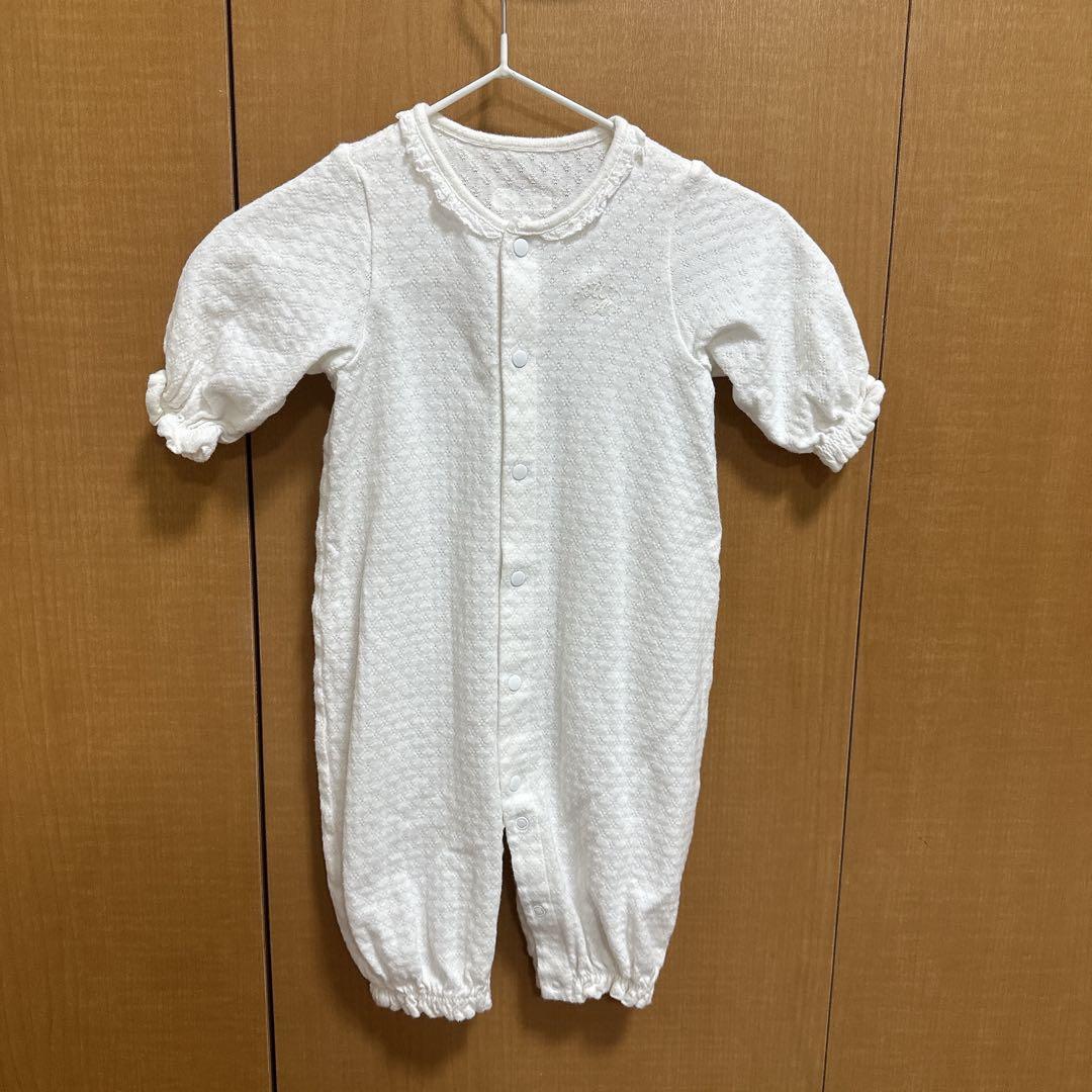 美品 ミキハウス 新生児 セレモニードレス3点セット