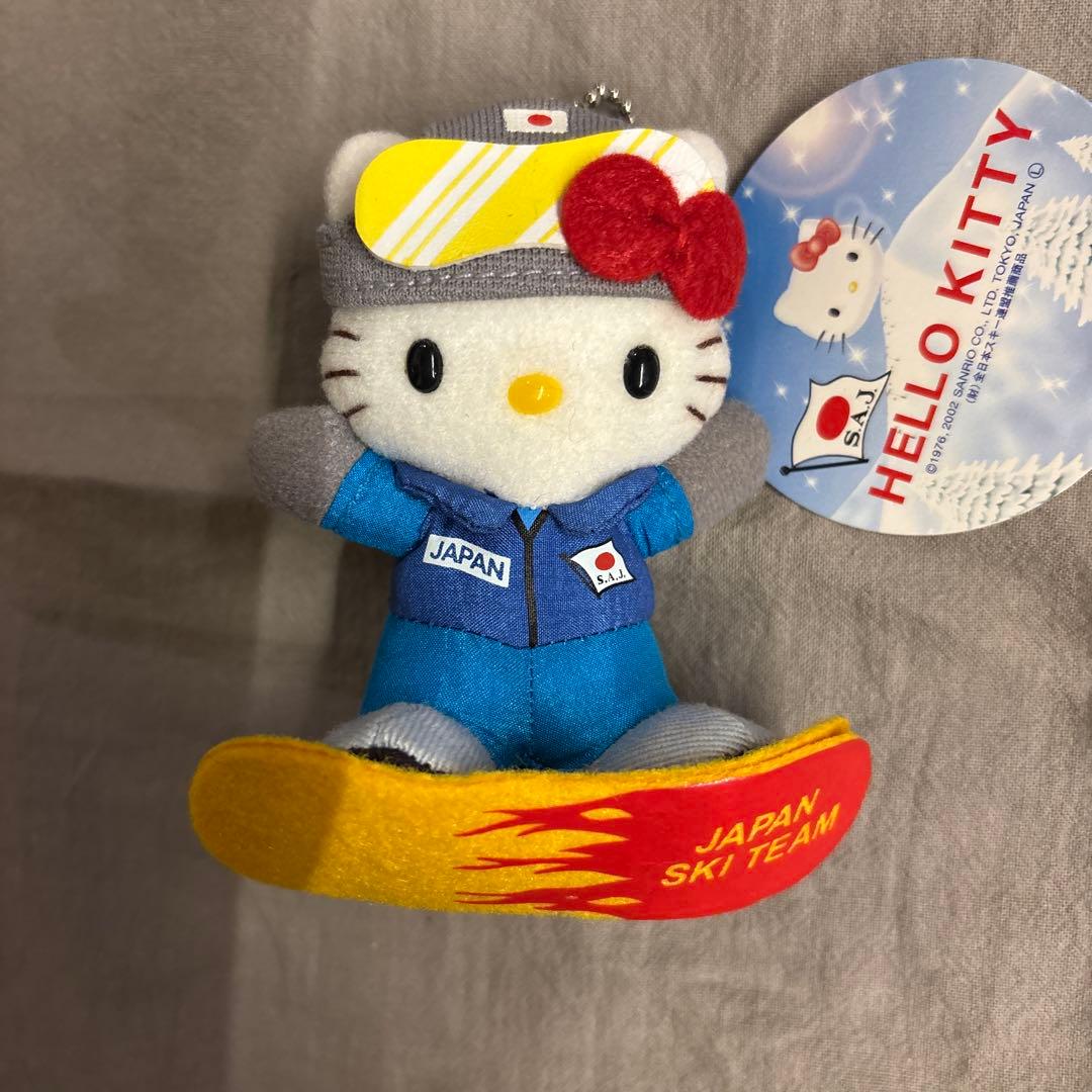 キティちゃん スノーボード 日本代表 マスコットキーホルダー 新品未使用