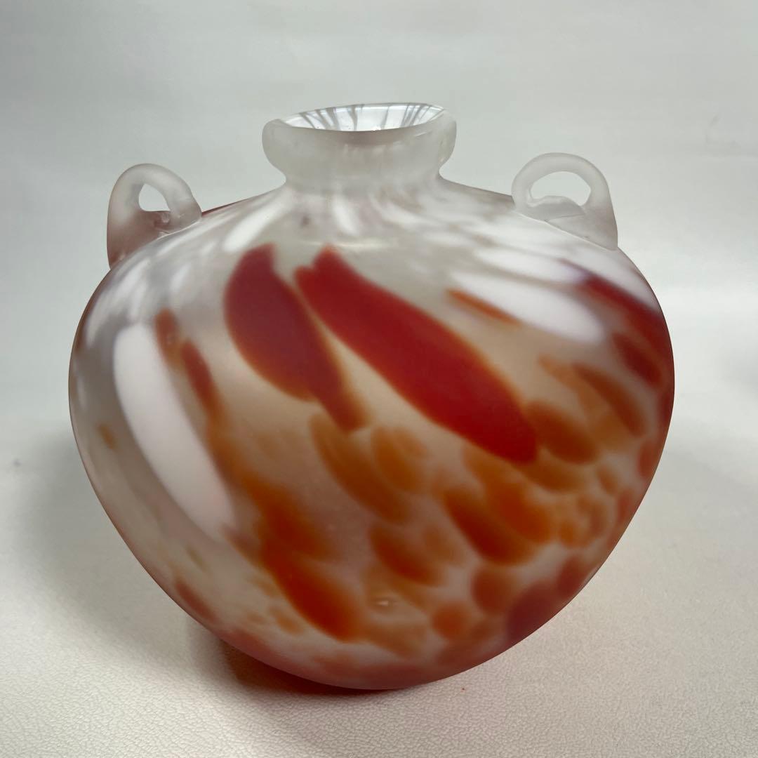 ガラス工芸 藤田喬平 手吹 花瓶 共箱の通販はau PAY マーケット - 輸入