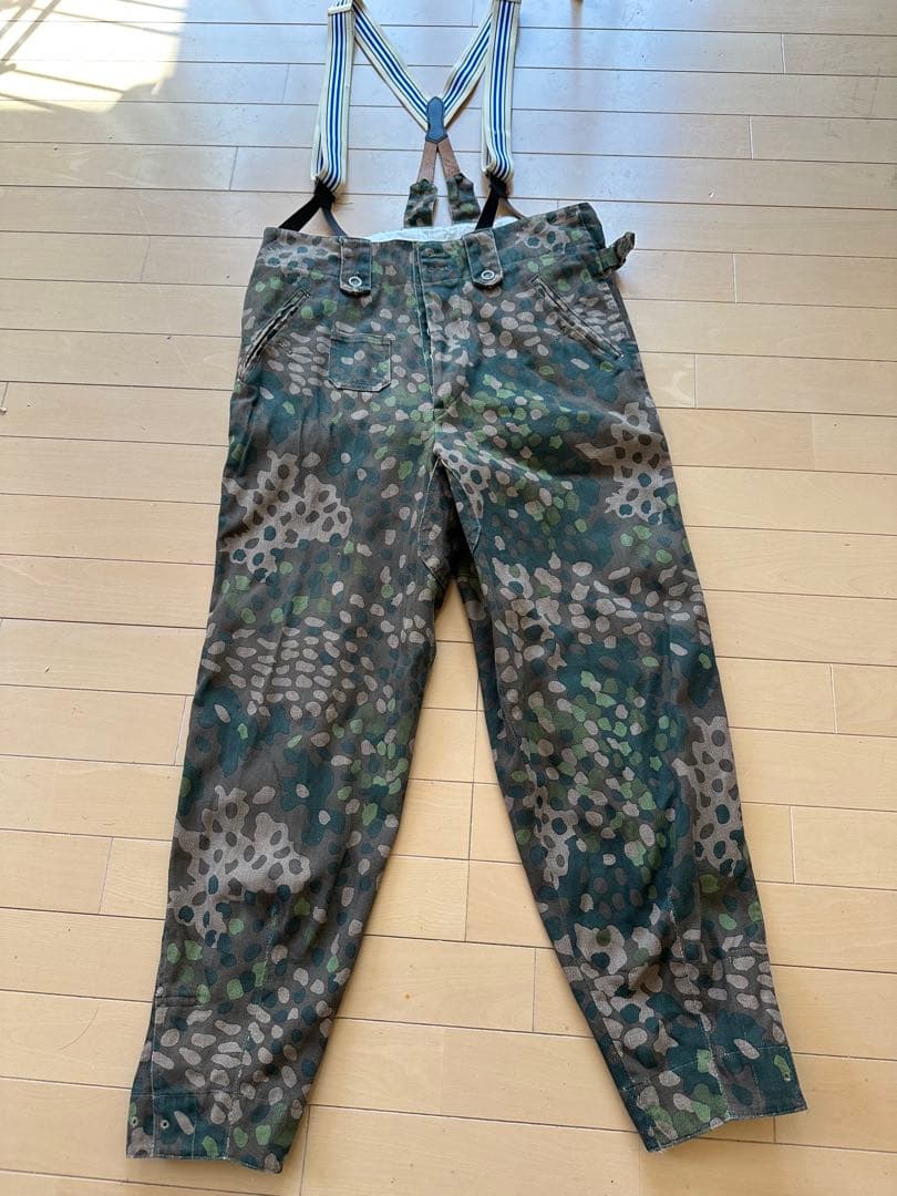 ドイツ軍 M44ドットパターン瓦礫迷彩服 上下セット ドイツ軍 武装SS 迷彩服