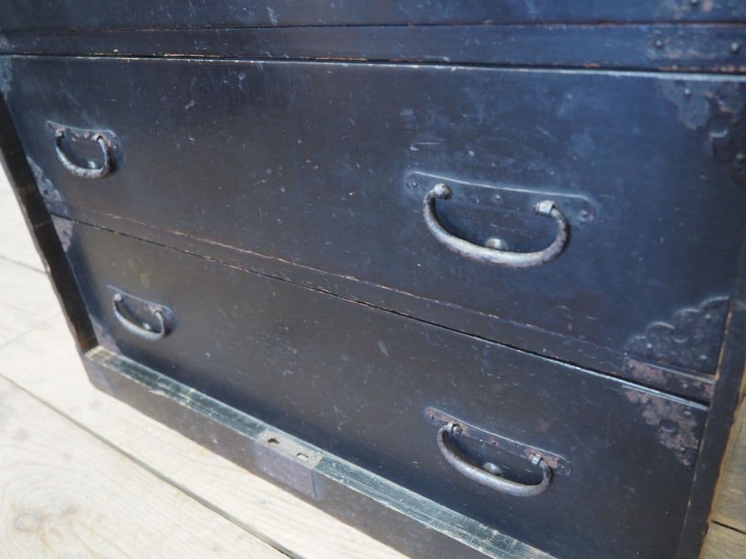 1259 アンティーク 小箪笥 棒タンス 収納棚 骨董 レトロ インテリア