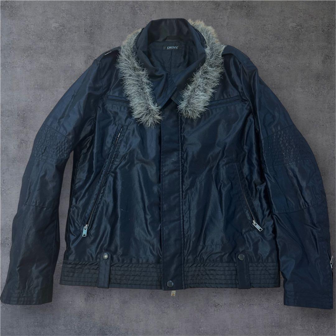 00s archive ファー ジャケットy2k 平成 グランジ お兄系 - メルカリ