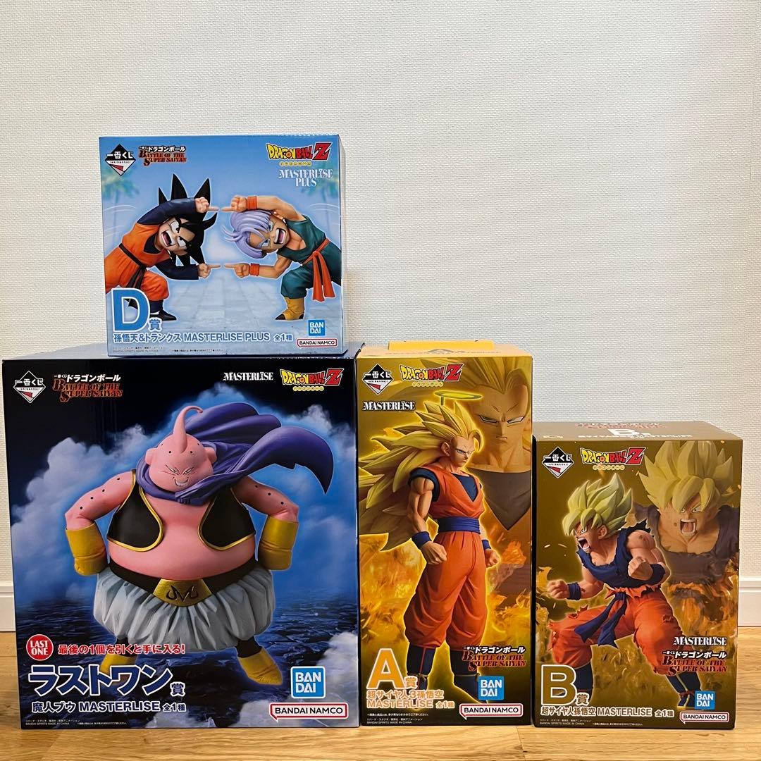 一番くじ ドラゴンボール A賞 B賞 D賞 ラストワン 4体セット おまけ