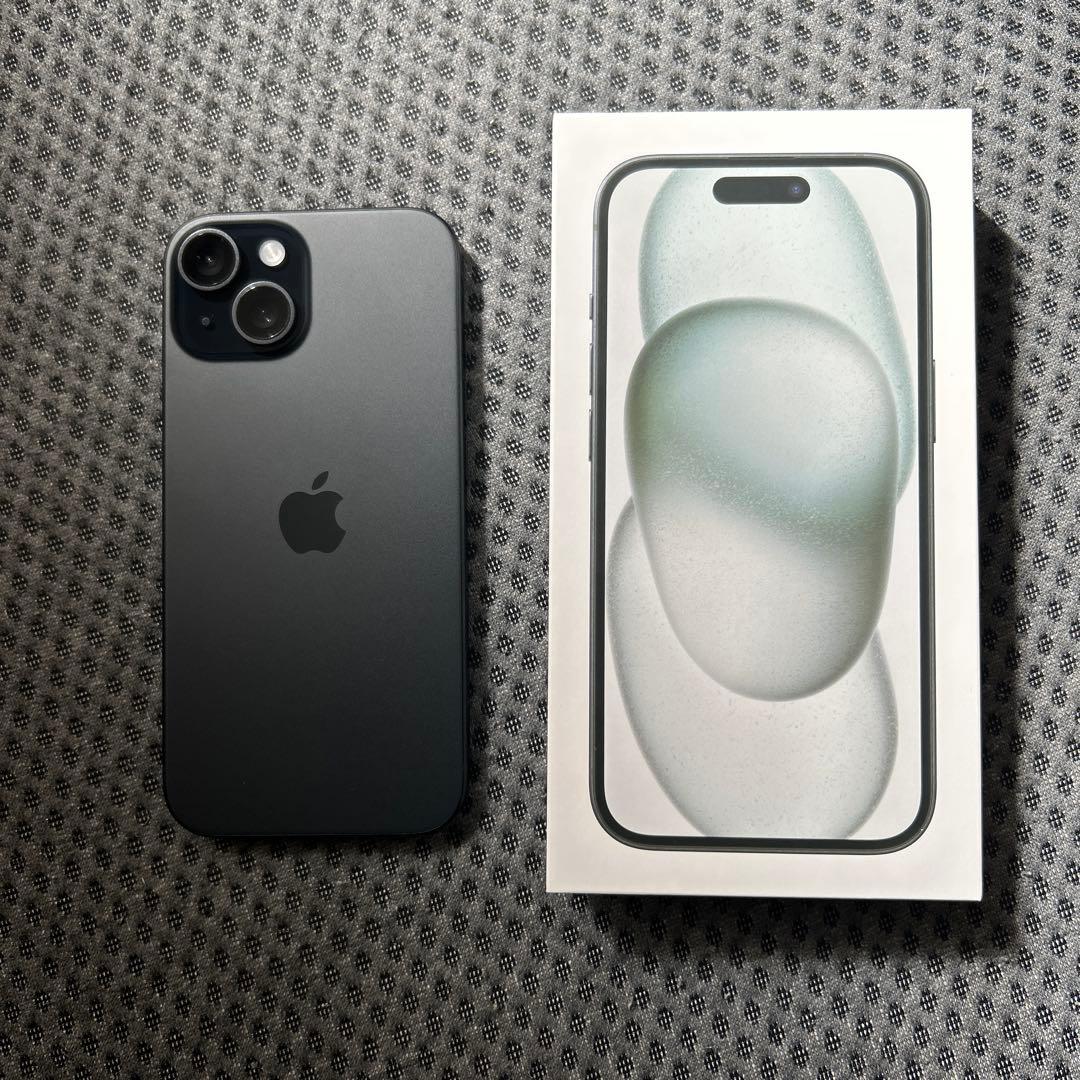 iPhone15 128GB ブラック 最大バッテリー容量98% iPhone 15 Pro 128GB