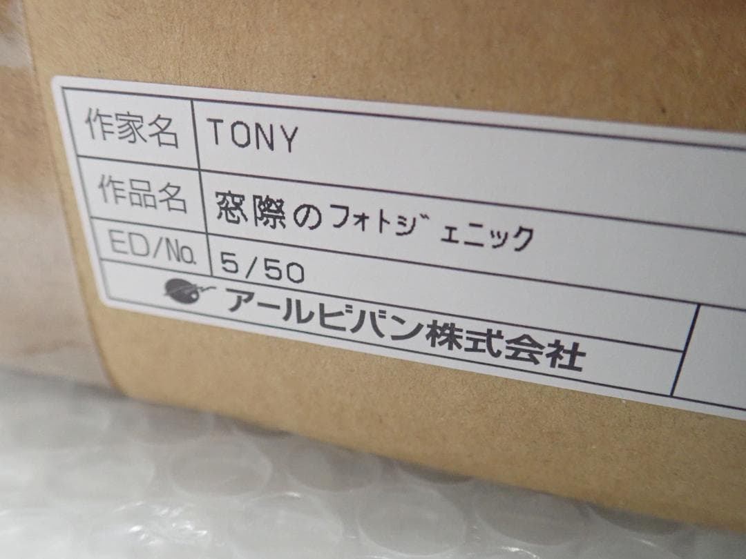 ㉑新品・保証書付 Tony　トニー「窓際のフォトジェニック」ミクスドメディア