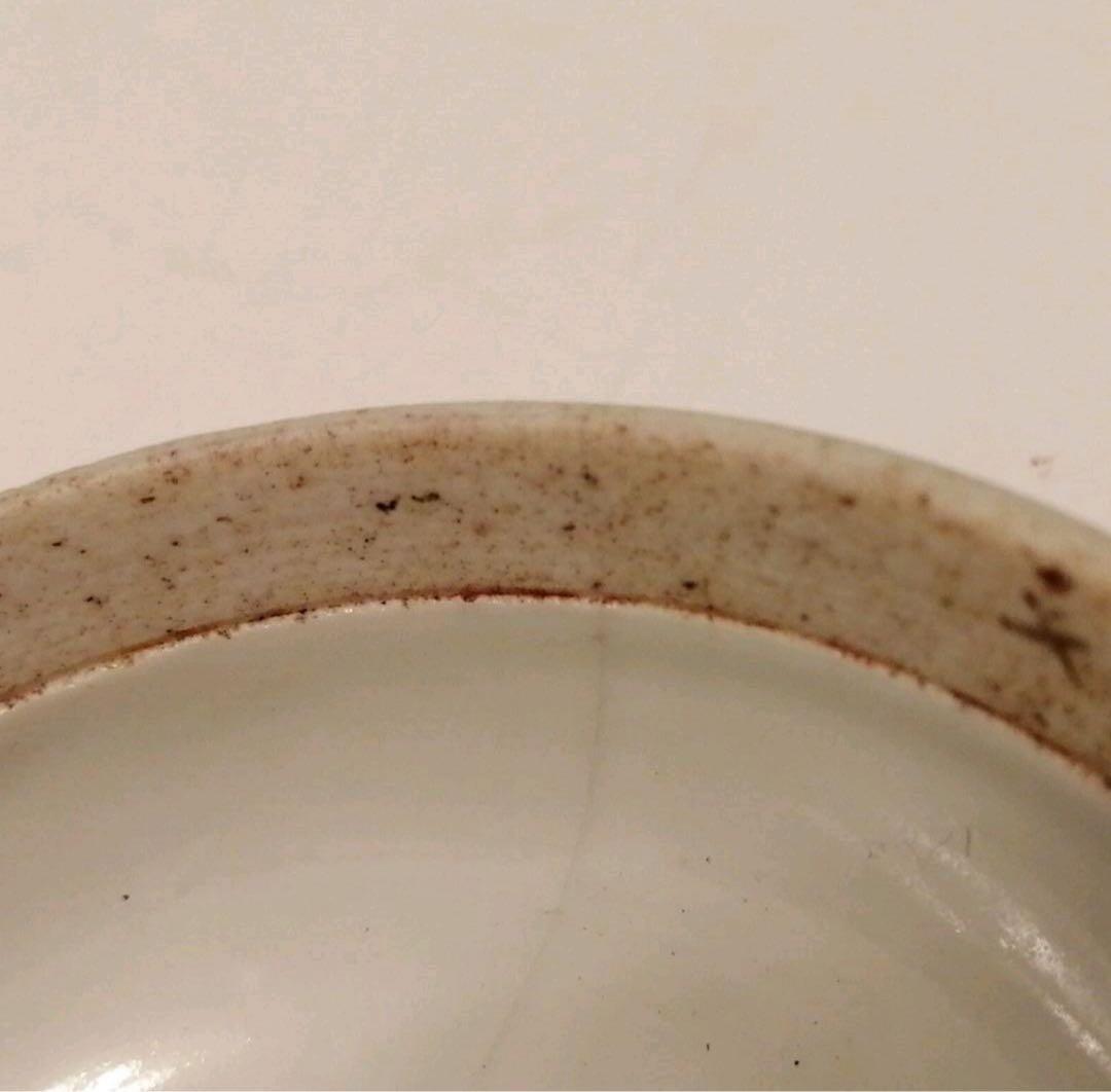 中国 清時代　五彩盒蓋清中晚期粉彩细路五子夺魁人物