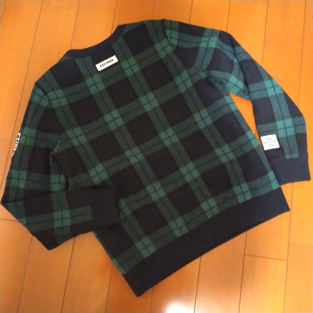 ◆PEARLY GATES パーリーゲイツ　ブラックウオッチ　防風蓄熱セーター◆