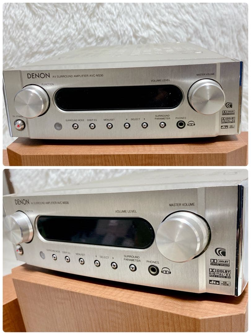 廃盤 デノン ホームシアターシステム DHT-M330 木目 AVC-M330