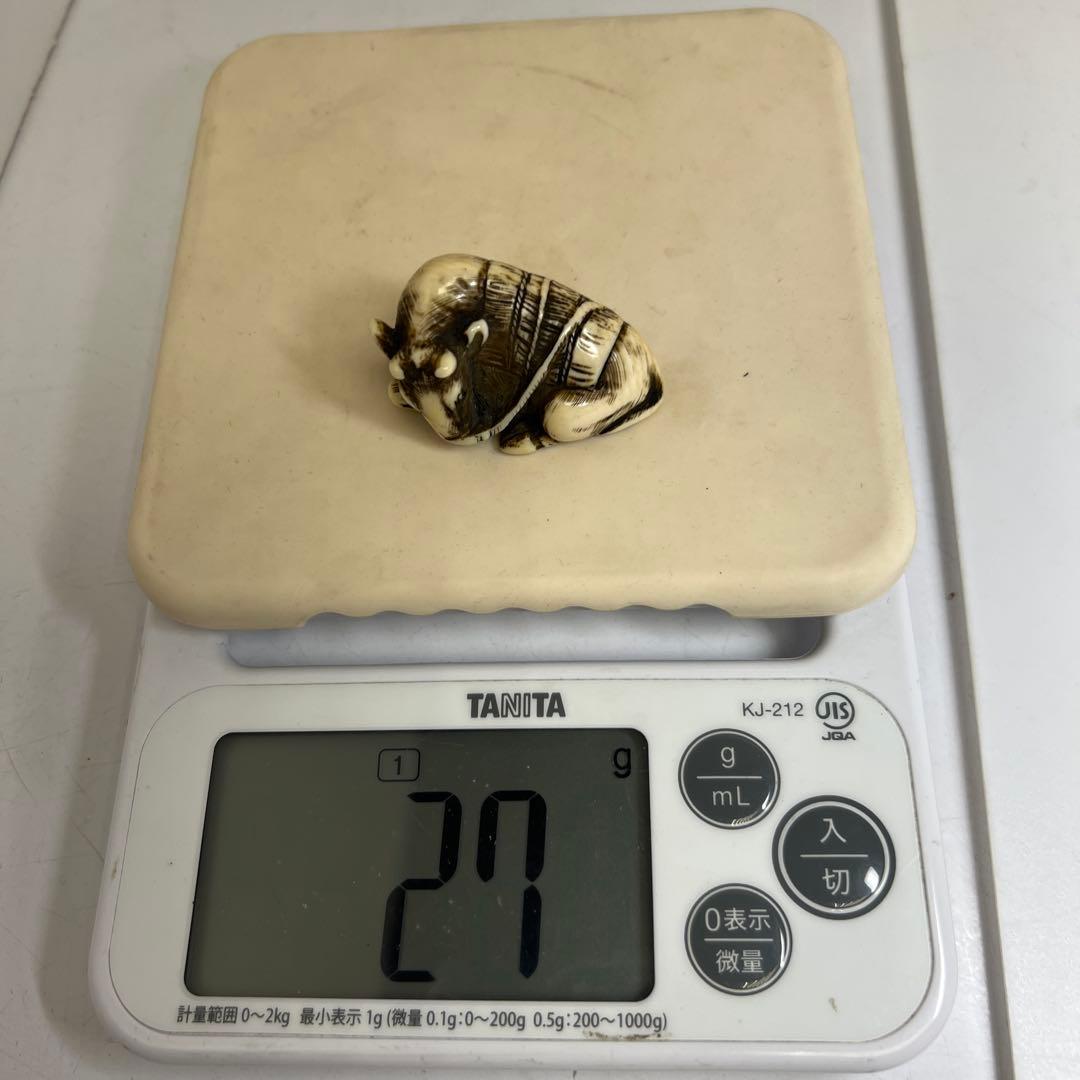 極上 喜久銘 牛根付 27g 東Y8-0114☆2F - メルカリ