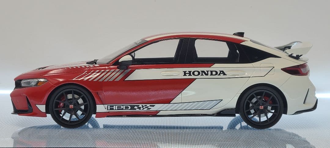 ミニカー 1/18 Honda Civic Type R 2023 #1 pace car 1/18 TOPSPEED Honda Civic TYPE R #1 2023 Pace Car Red