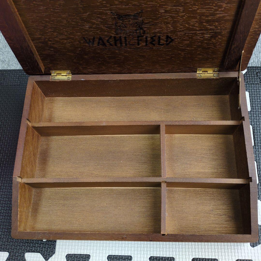 WACHI FIELD ダヤン彫刻付木製収納箱