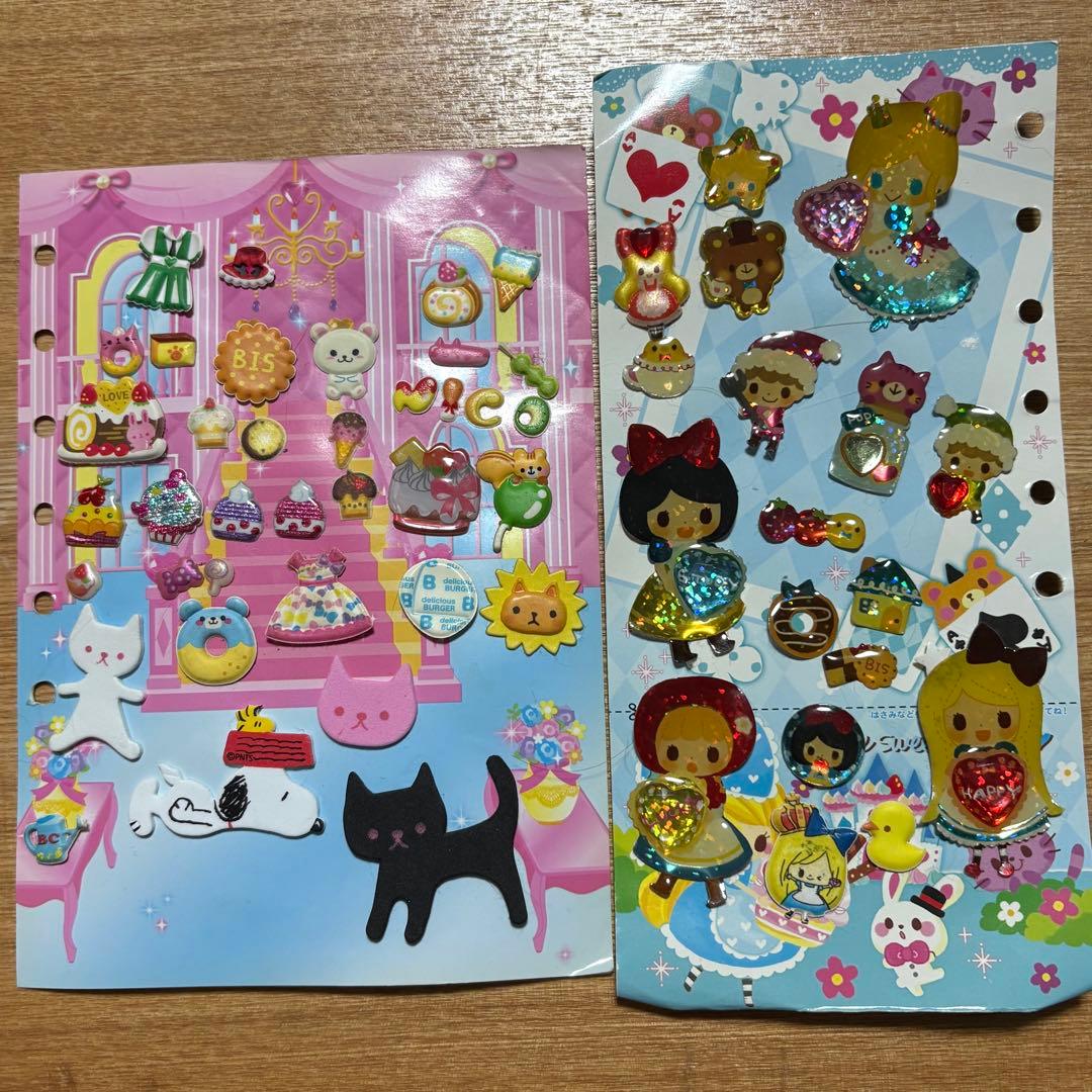 シールセット シール帳 ぷっくりシール 平成レトロ 当時物 シール