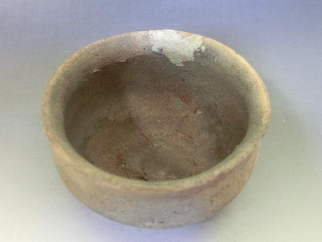 須恵器□ぐい呑み 古鉢 時代物の茶碗 土器 直し有り 古美術 時代物
