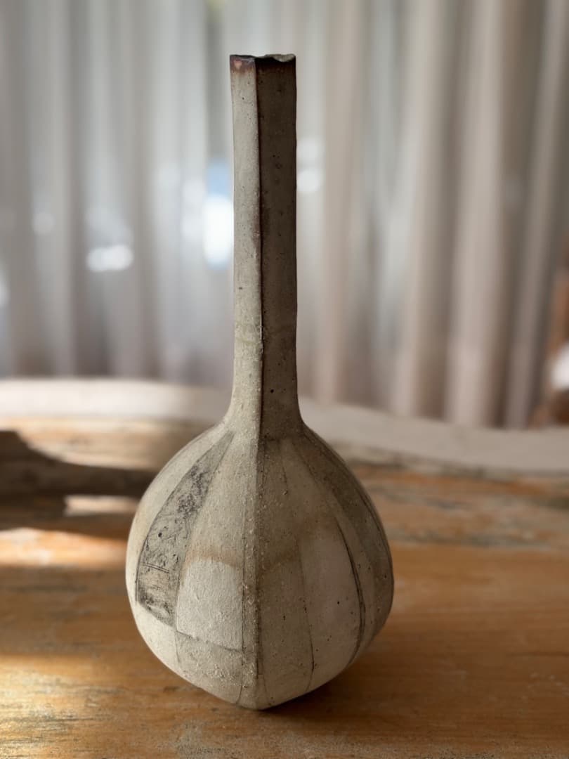 菊地勝 Masaru Kikuchi 花瓶 花入 陶芸作品