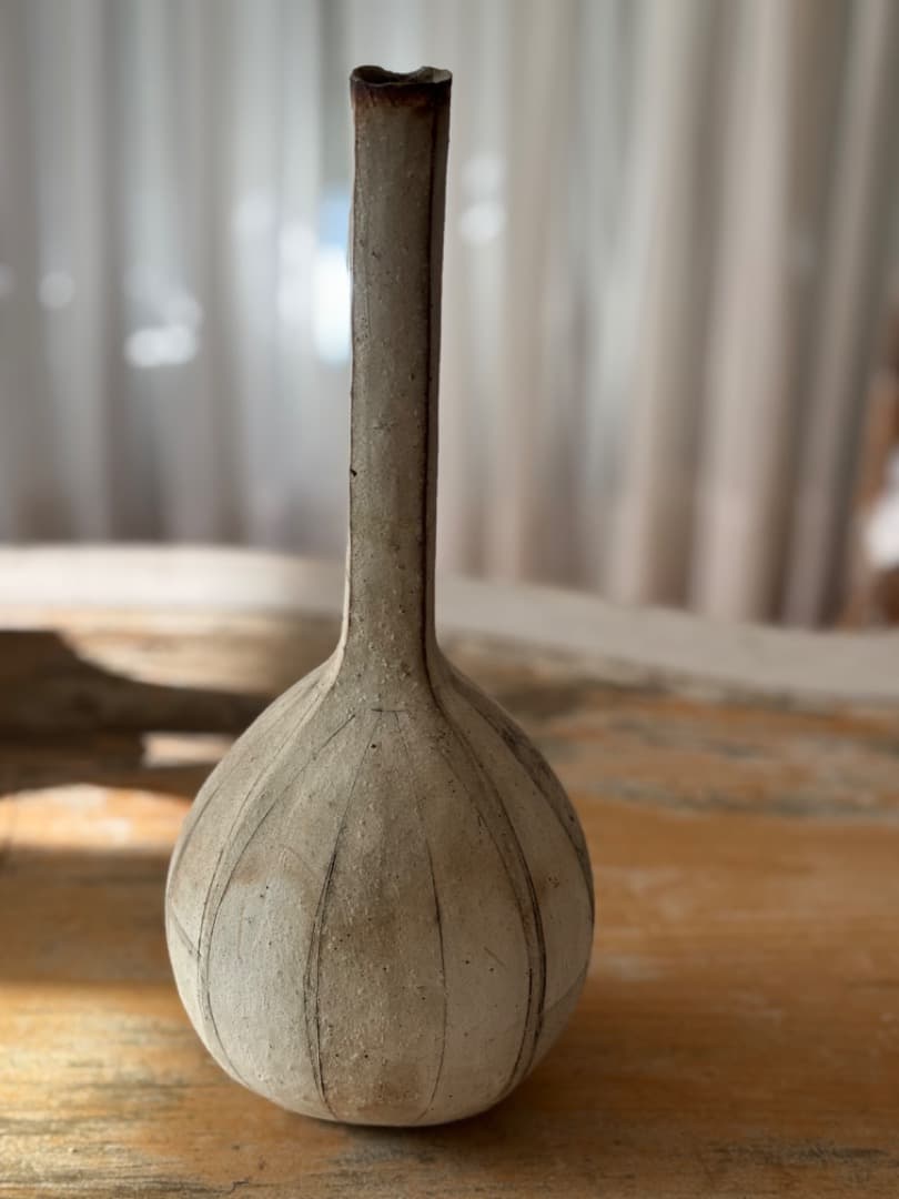 新年お値引き 菊地勝 Masaru Kikuchi 花瓶 花入 陶芸作品