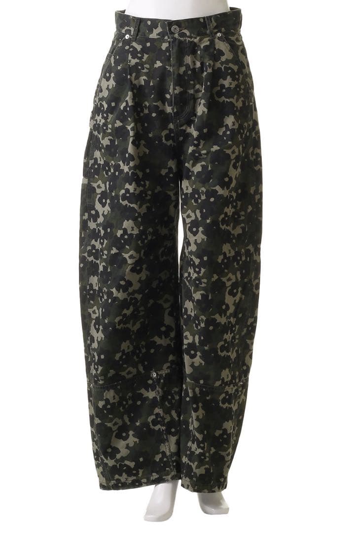 MAISON SPECIAL フラワーカモフラージュカーブパンツ