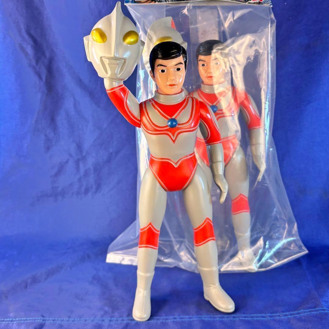 帰ってきたウルトラマン 【ブルマァク 】マスク取れ 大　昭和レトロカラー未開封品