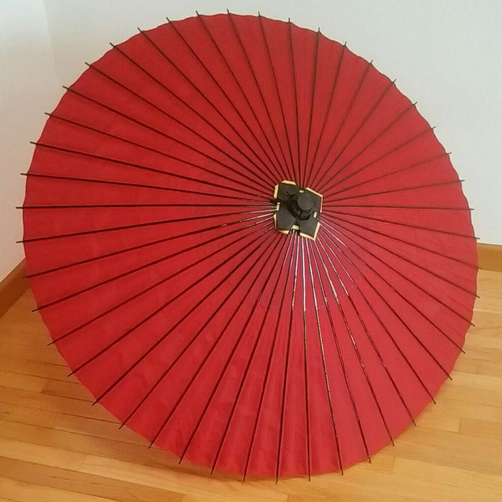 京都 かさ源 国産和傘【赤】 - メルカリ