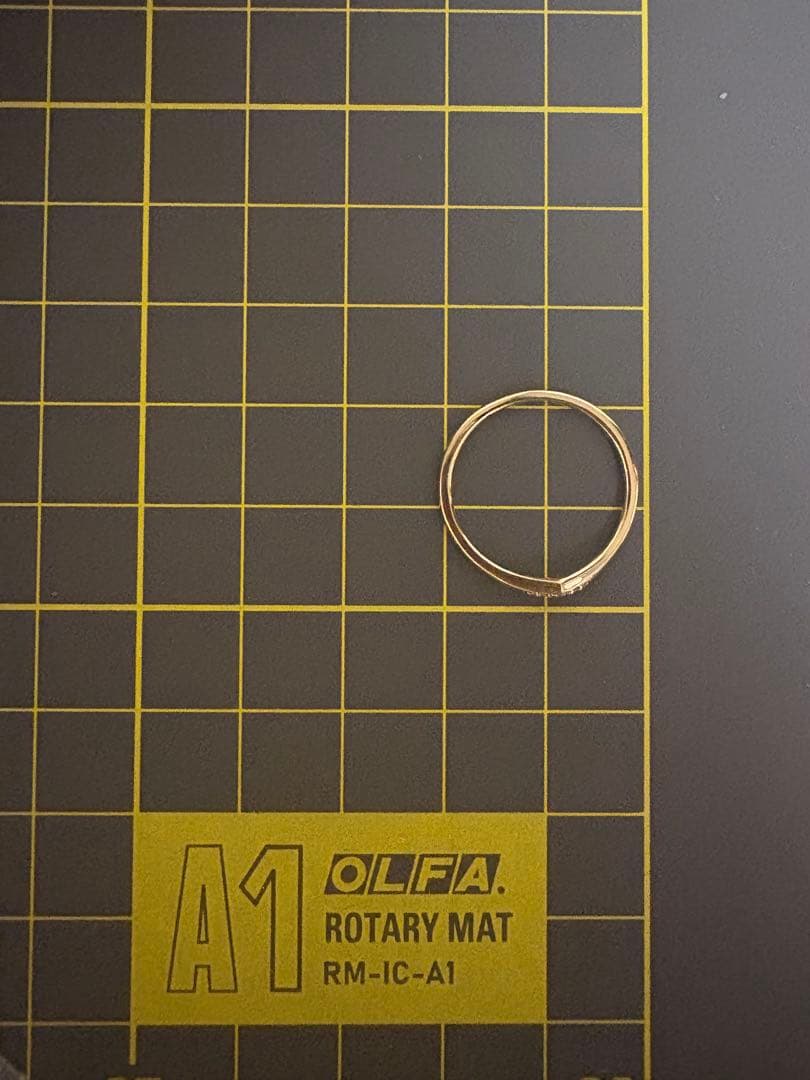 【セール】オレフィーチェorefice K18ハレリングイエローゴールド箱要相談