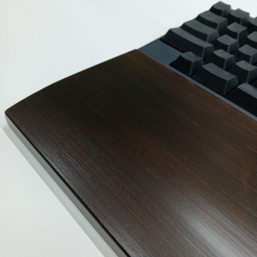 パイン集成材 HHKB用 手作りパームレスト兼キーボードルーフ