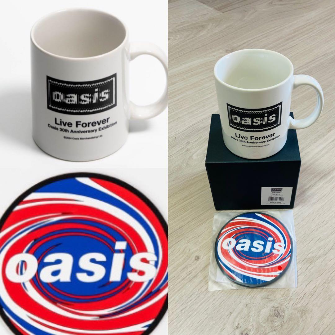 オアシス マグカップ コースター ② oasis 30周年 特別展 グッズ