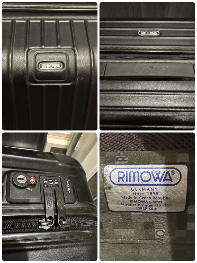 希少 廃番 RIMOWA SALSA 4輪 スーツケース マットブラック 35L - メルカリ