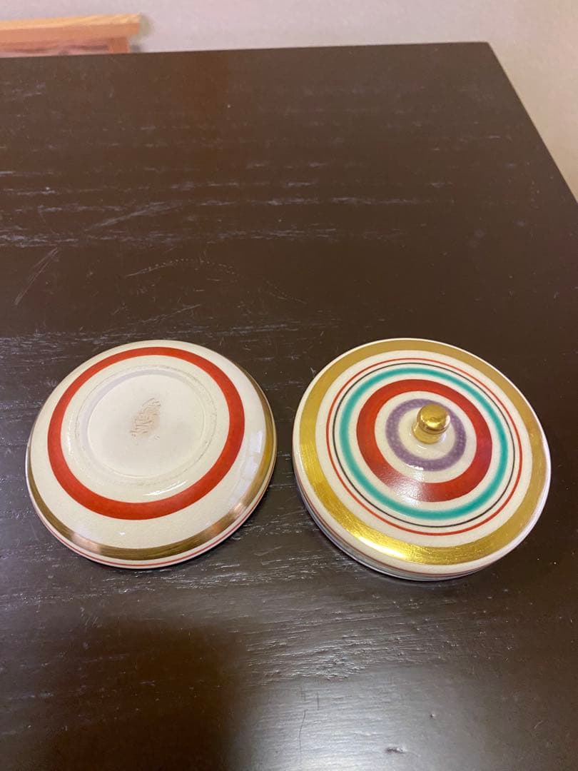 宮川(真葛)香斉 作 独楽香合 『コマ 』茶会 茶の湯