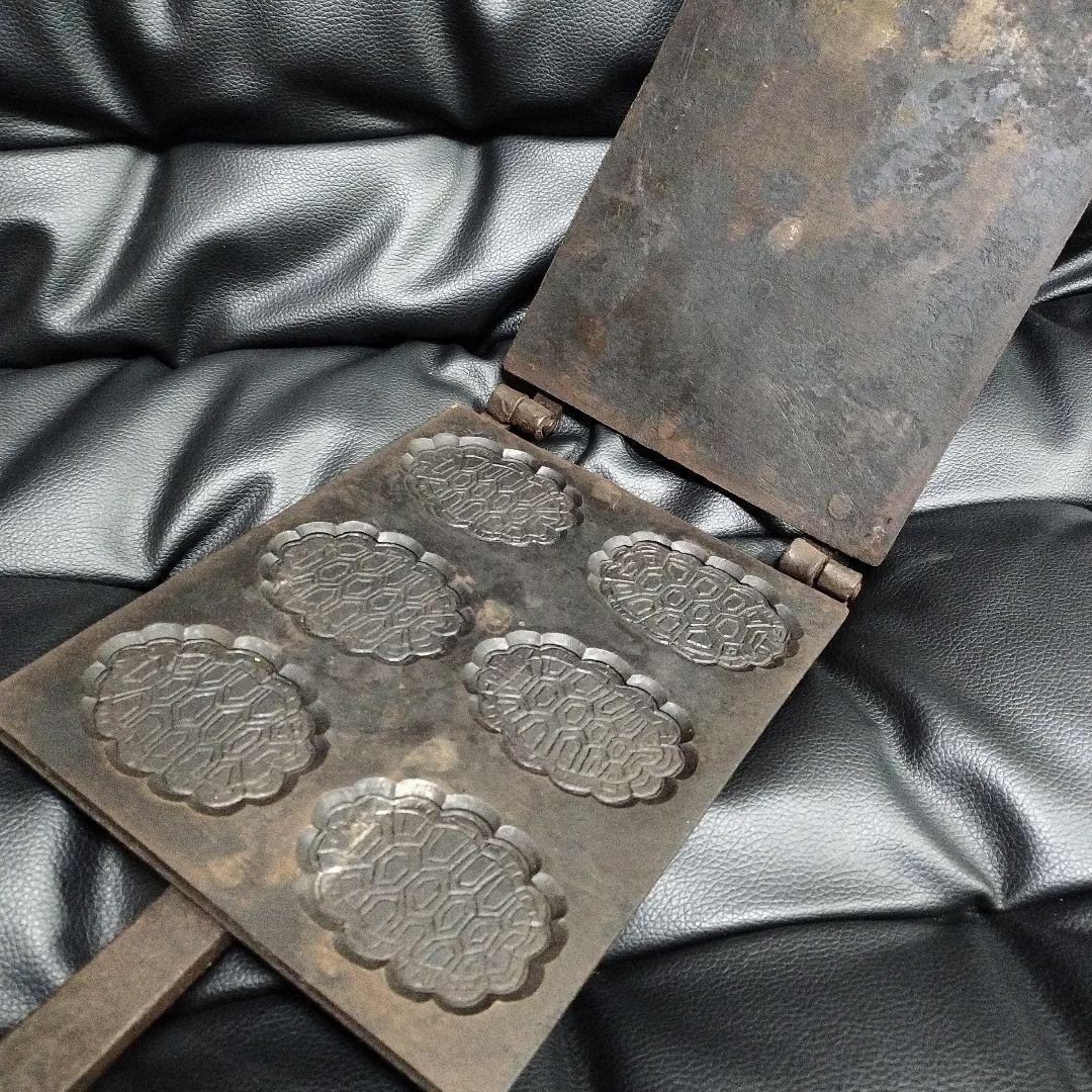 手焼き煎餅焼き器 亀 古道具 昭和レトロ アンティーク - メルカリ