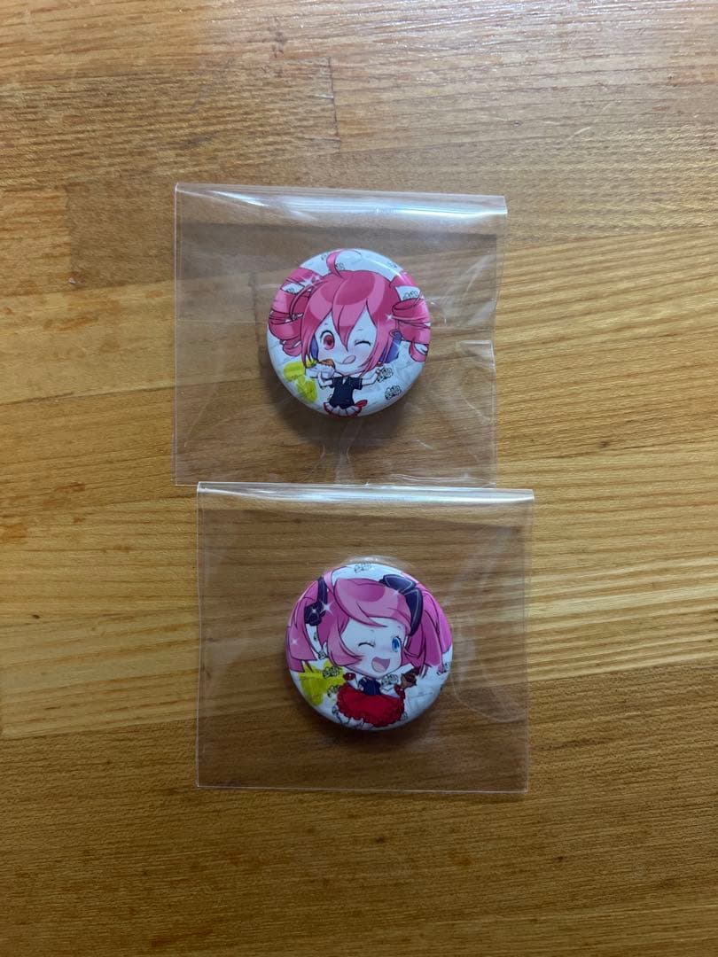 重音テト ミニ 缶バッジ　2種セット 重音テト ミニ 缶バッジ 2種セット 重音テト POP UP SHOP in AKIBA FAN