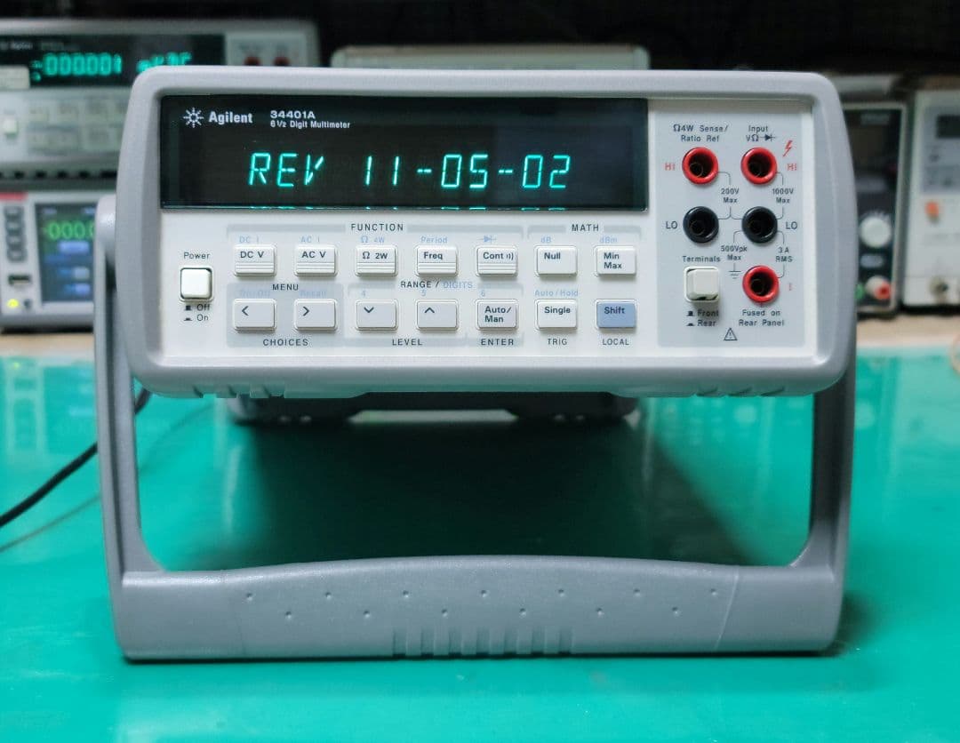 Agilent 34401A 6.5桁 DIGITAL MULTIMETER - メルカリ