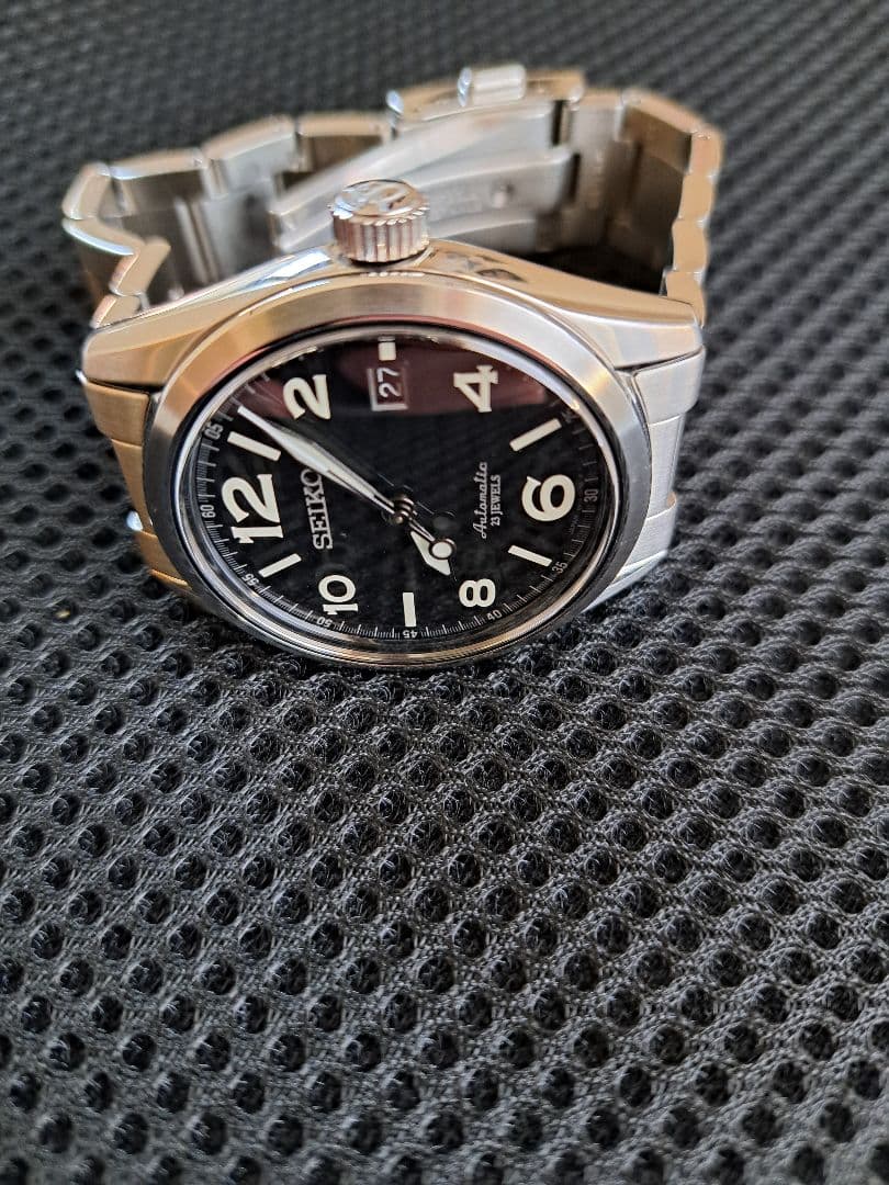 SEIKO 自動巻き　SARG009 ブラックダイヤル　裏スケルトン　メンズ