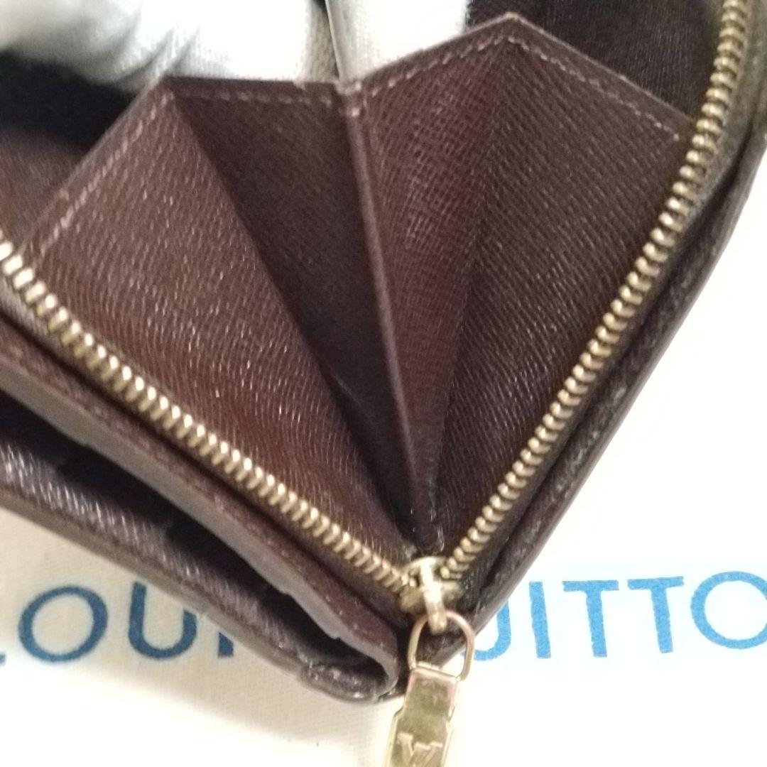 LOUIS VUITTON ダミエ コンパクトジップ 二つ折り財布