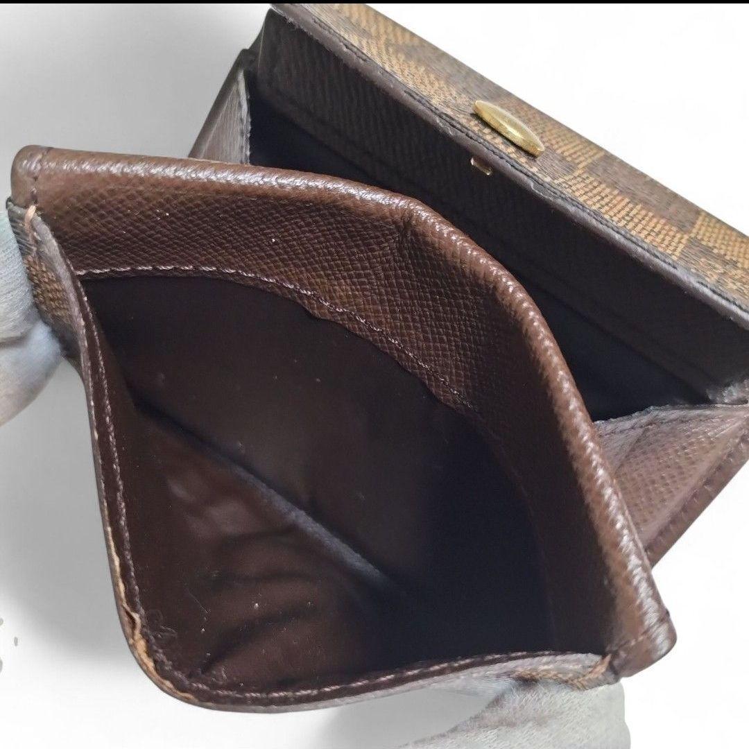 ☆美品☆ ルイヴィトン ポルトモネプラ ダミエエベヌ ケース 小銭入れ