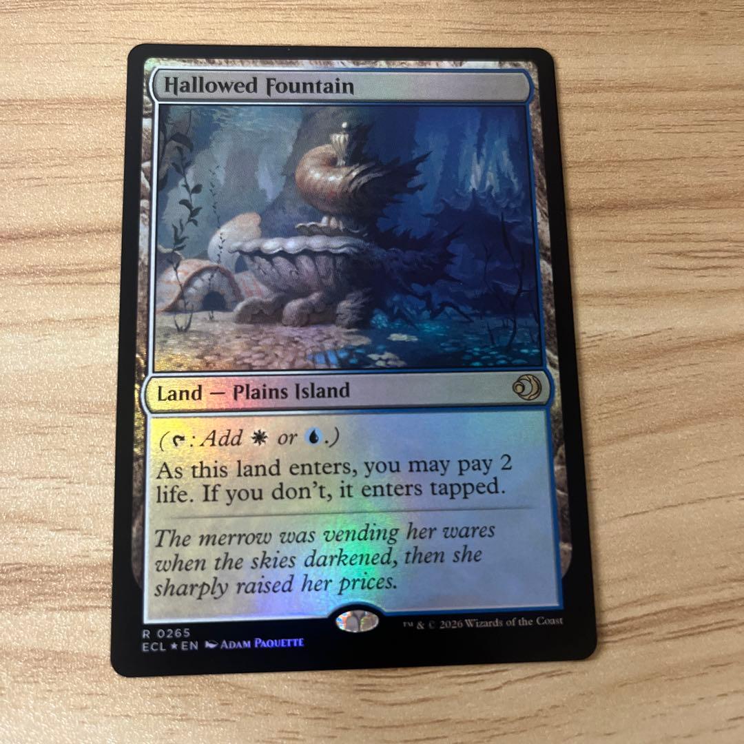 MTG EN 【Foil】 神聖なる泉/Hallowed Fountain - メルカリ