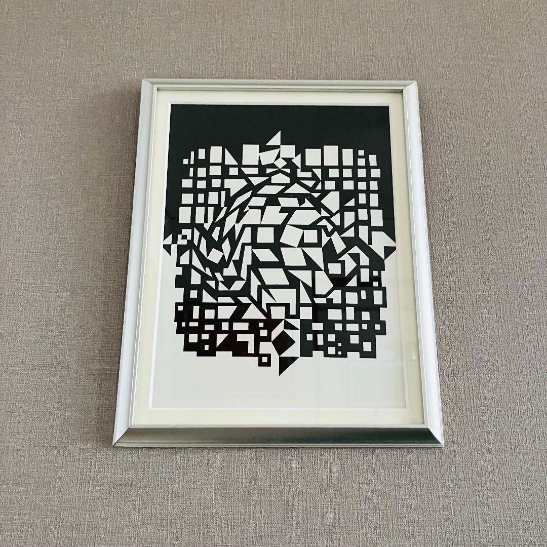 ◉ ヴィクトル・ヴァザルリ 版画「Citra」スイス刷り オプアート