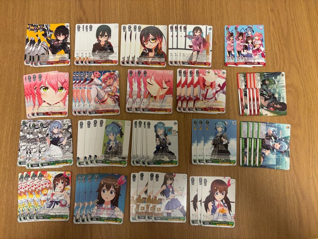 ホロライブ vol1 ヴァイスシュヴァルツ　4コン+TDほぼ4コンセット　WS