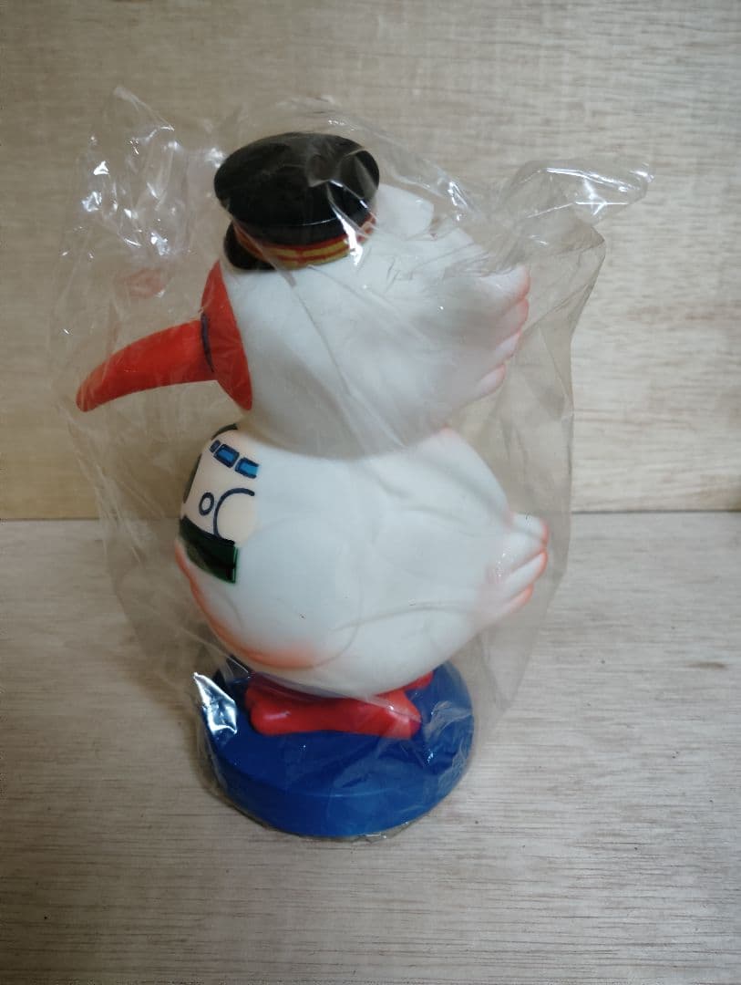 ■レア■昭和57年　上越新幹線開業記念　ソフビ　トキ　当時もの　非売品　企業物