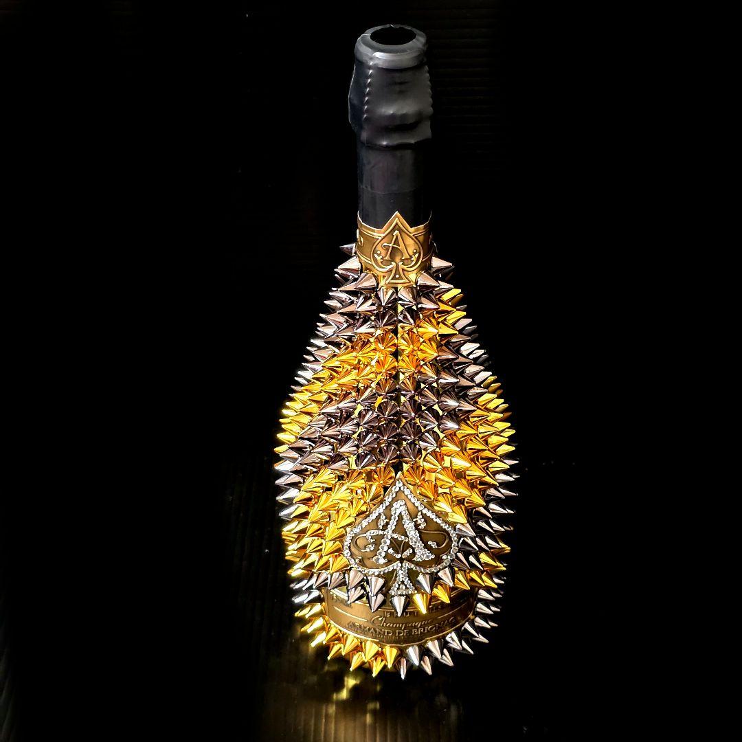 じゅん様オーダー専用】 アルマンド ガンメタゴールドストライプ