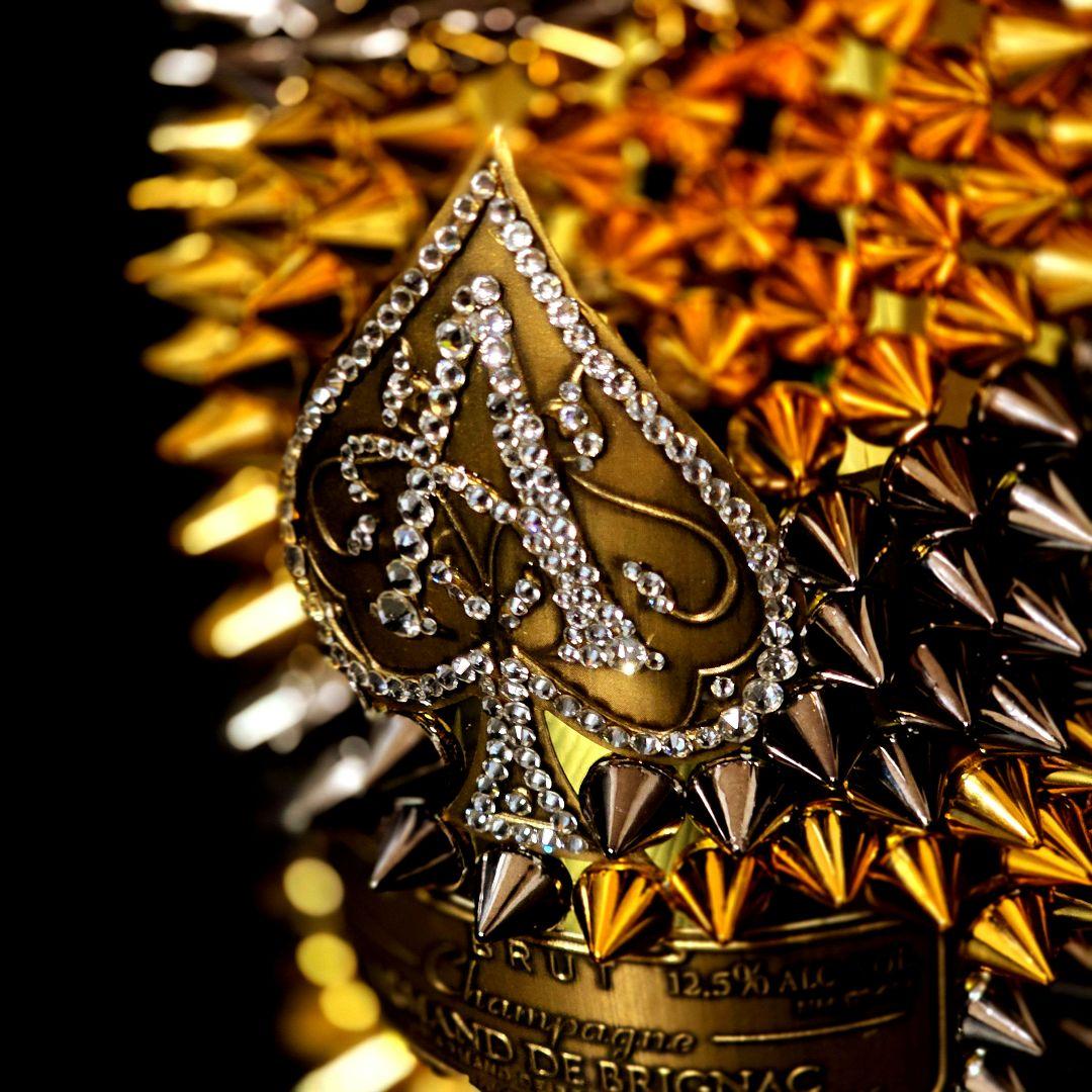 じゅん様オーダー専用】 アルマンド ガンメタゴールドストライプ