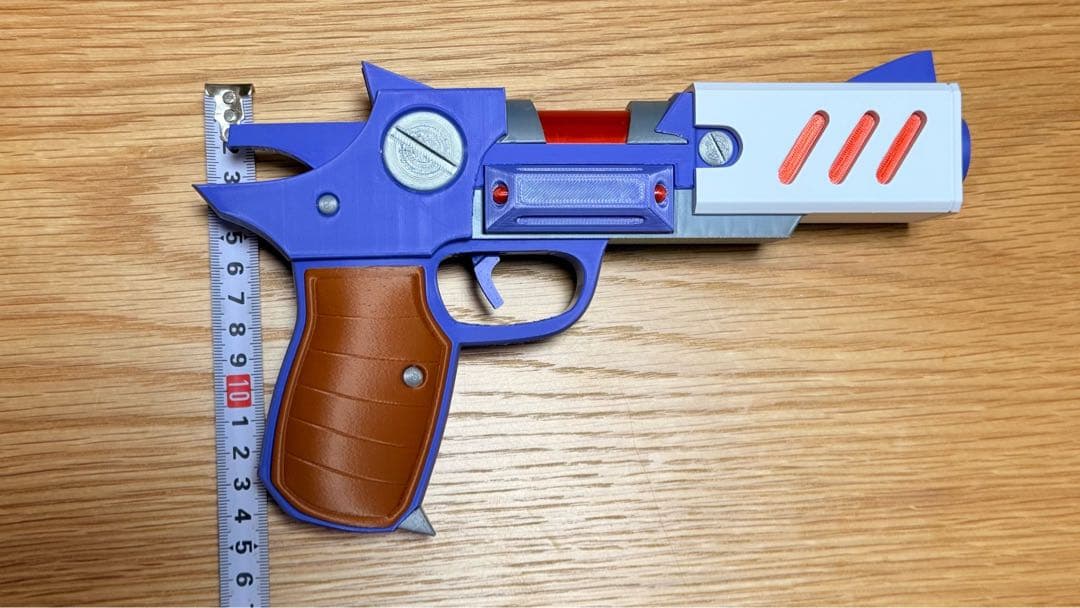 1/1 アクセルの銃 x2｜ロックマンX風｜完全色分け｜モデルガン｜コスプレ用