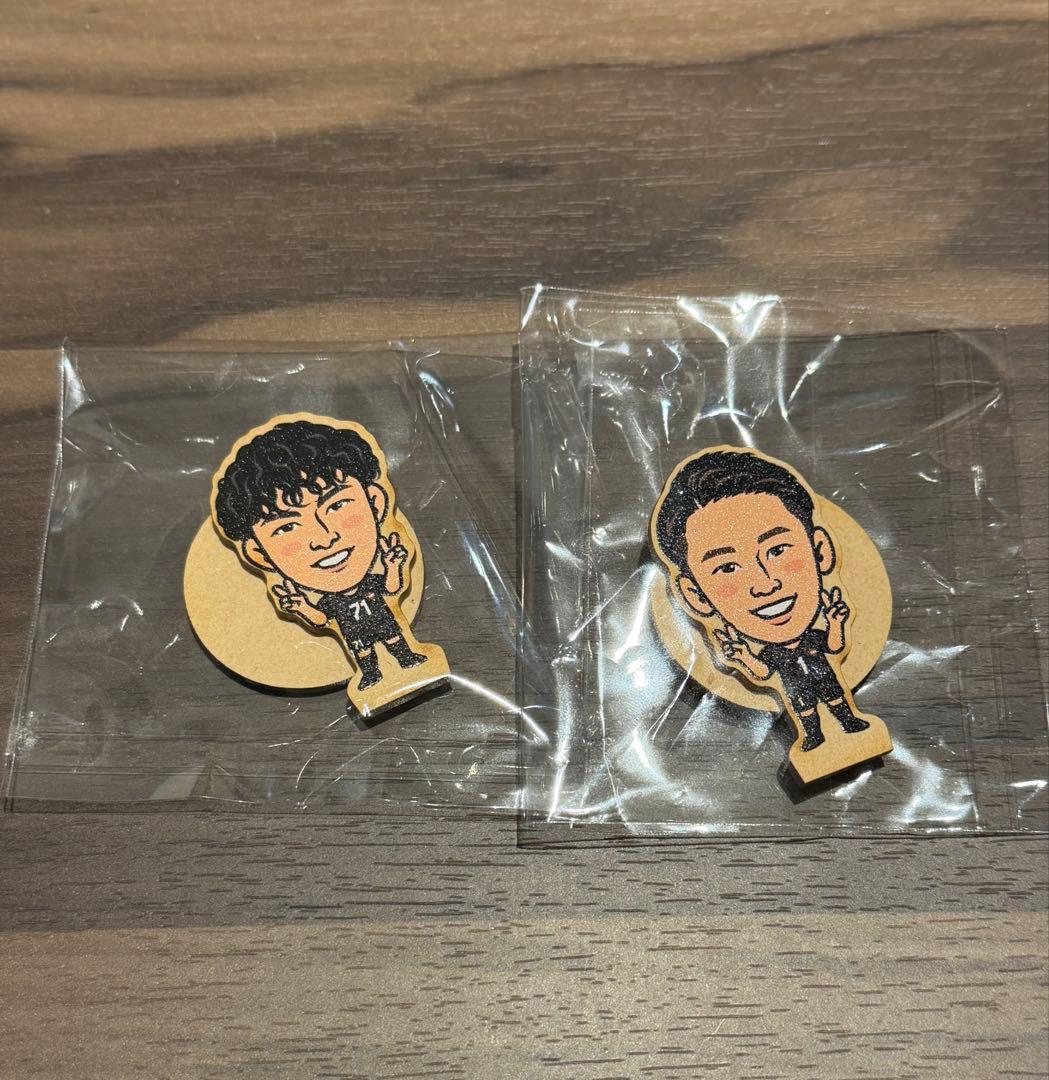 ガチャ 25 清水エスパルス 沖選手 猪越選手 2点セット - メルカリ