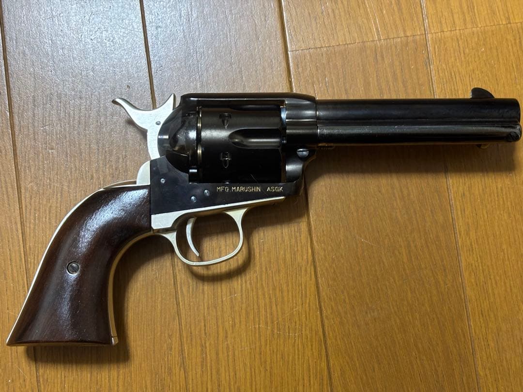 マルシン工業 6㎜BBガス コルトSAA.45 DXピースメーカー 木グリ