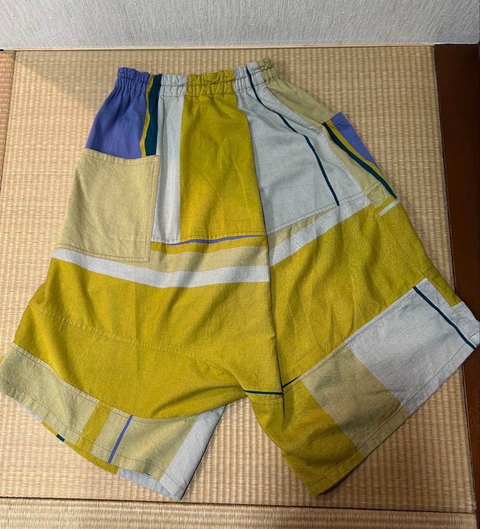 tamaki niime コットン　タルンパンツ　ショート　　サルエル風パンツ