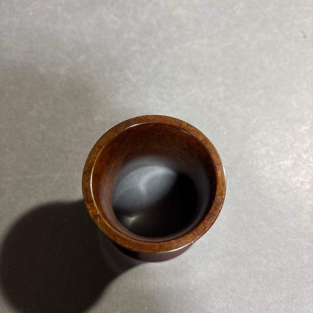 茶道具 人間国宝 角谷一圭 唐銅 松葉 蓋置 共箱